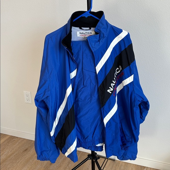 Vintage 90s Nautica Men's Bold Blue Tracksuit Size XL - Picture 3 of 4